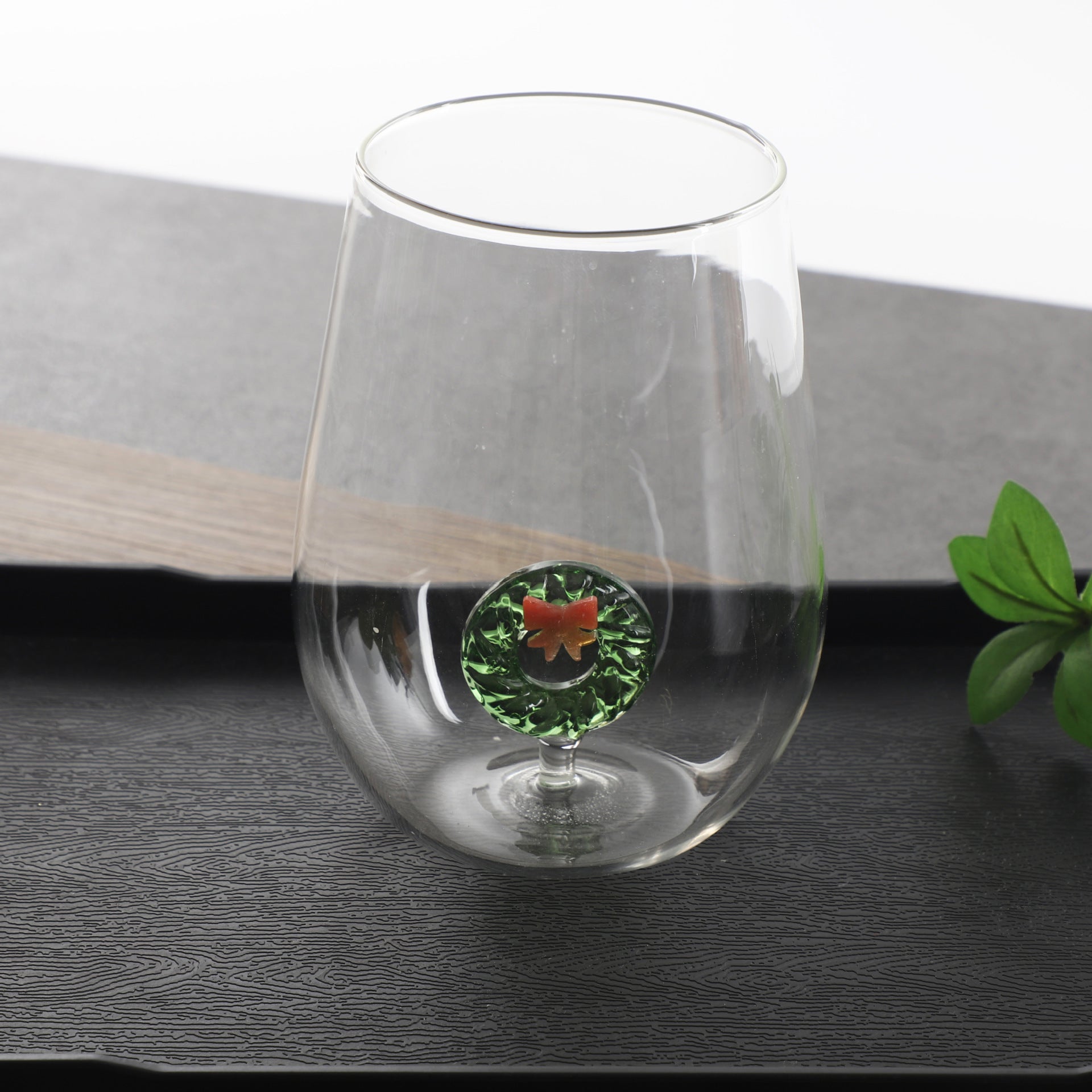 Creative High Borosilicate Glasses Christmas Tree