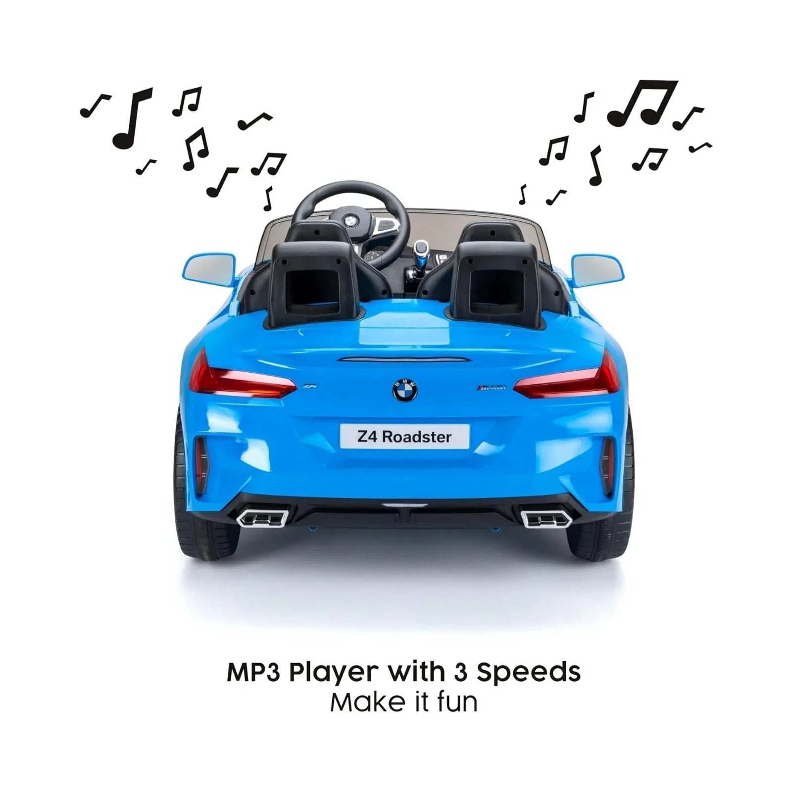Xootz BMW Z4 12V Electric Ride On with Lithium Battery - Blue