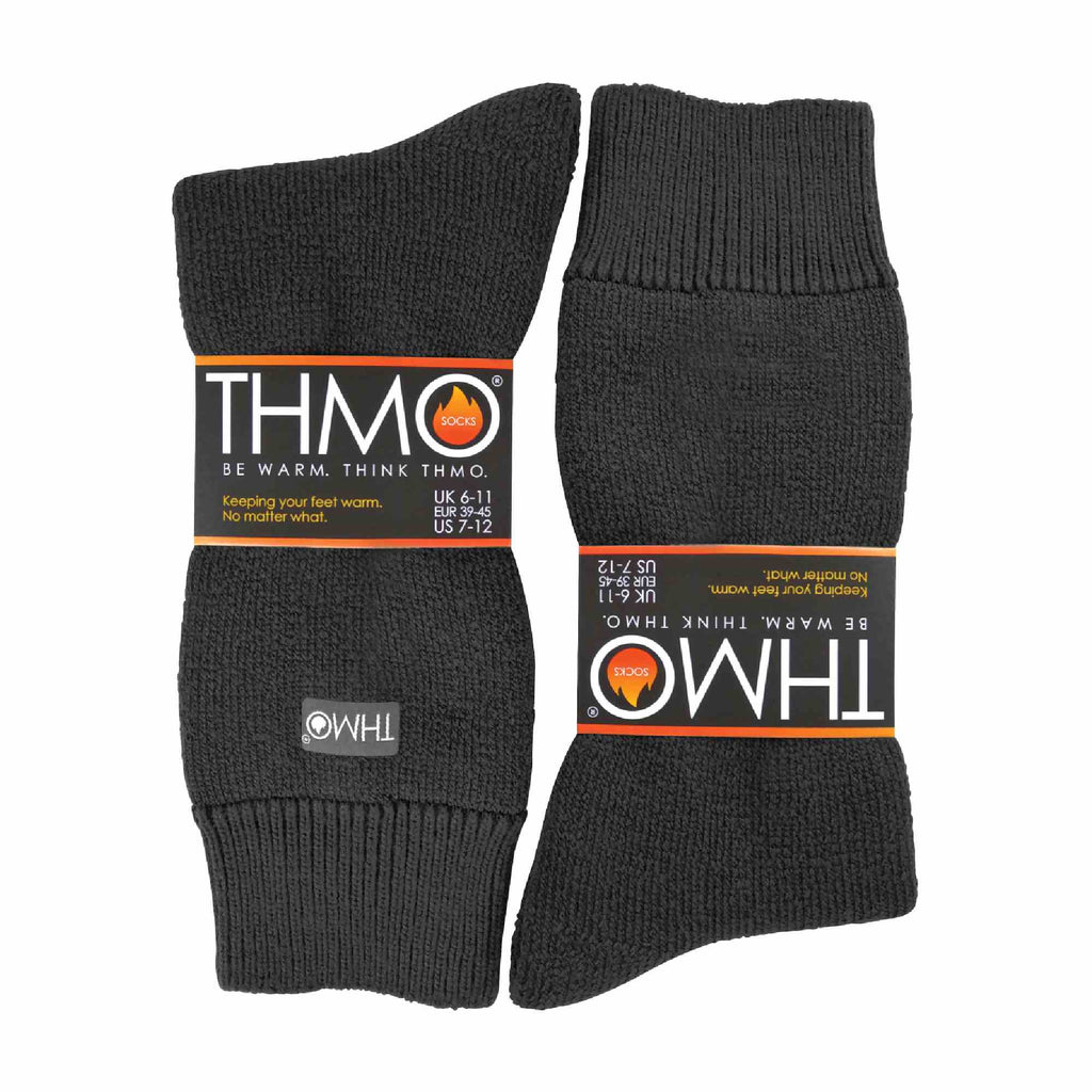 Mens Thick Winter Thermal Socks with Seamless Toe (Multipack Options)
