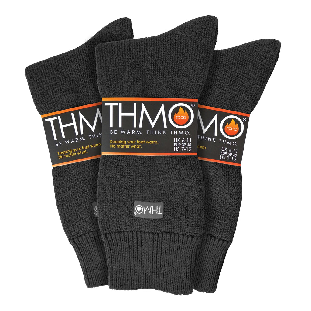 Mens Thick Winter Thermal Socks with Seamless Toe (Multipack Options)