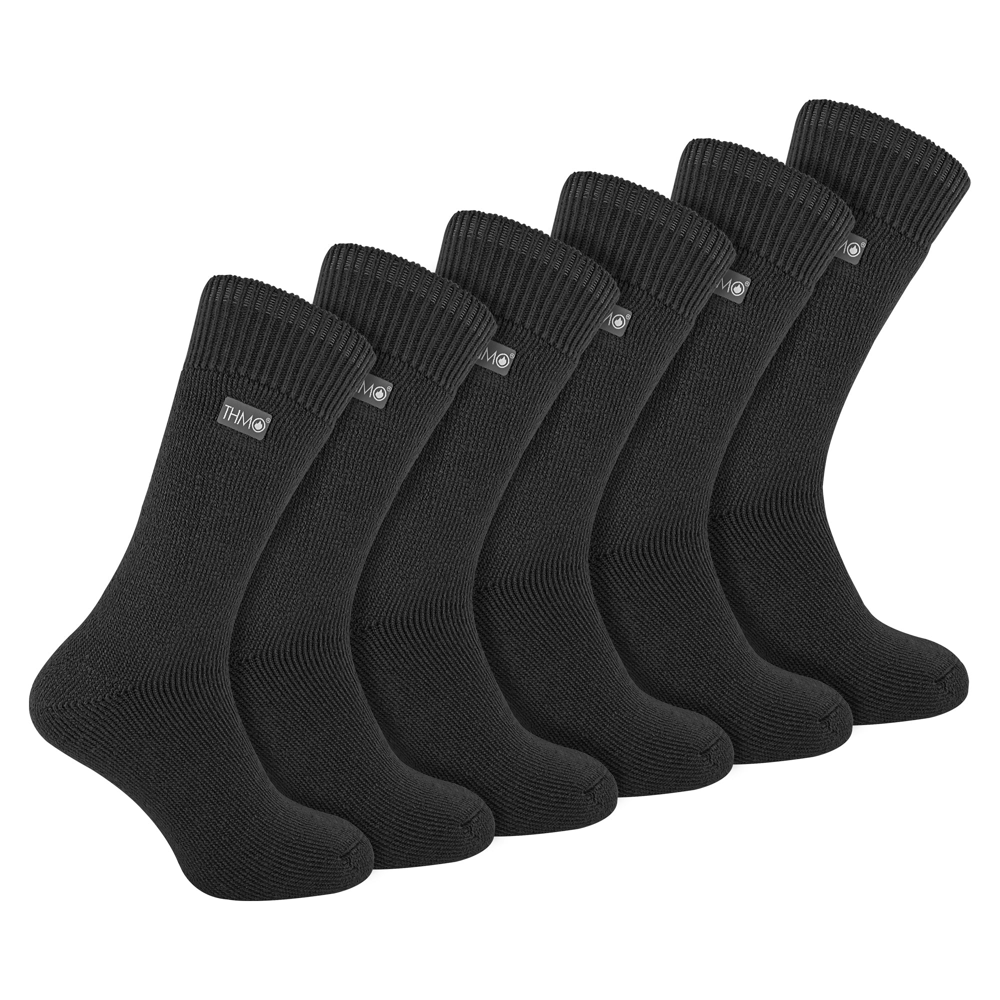 Mens Thick Winter Thermal Socks with Seamless Toe (Multipack Options)