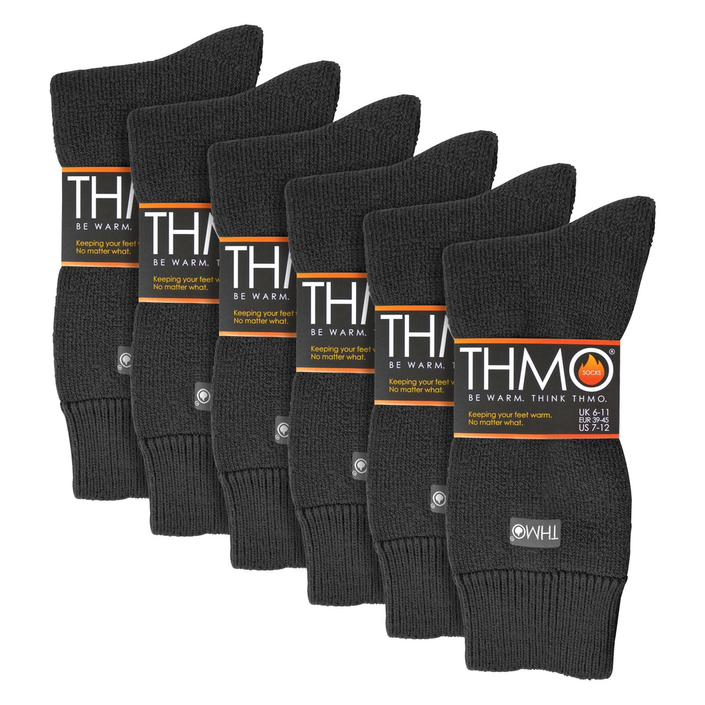 Mens Thick Winter Thermal Socks with Seamless Toe (Multipack Options)