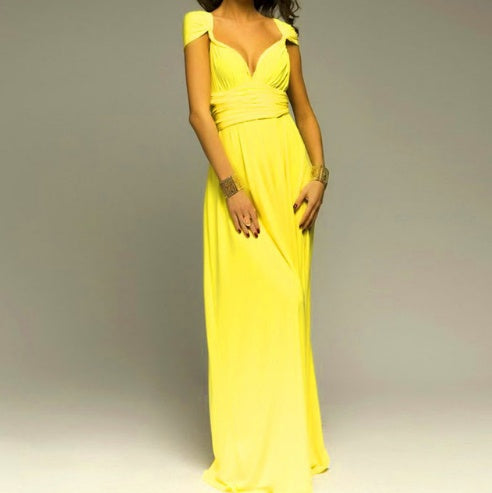 Women's Sexy Long Party Dress Club Floor-Length Summer Backless Bandage Maxi Dress Multiway Bridesmaids Boho Women Dress Vestidos