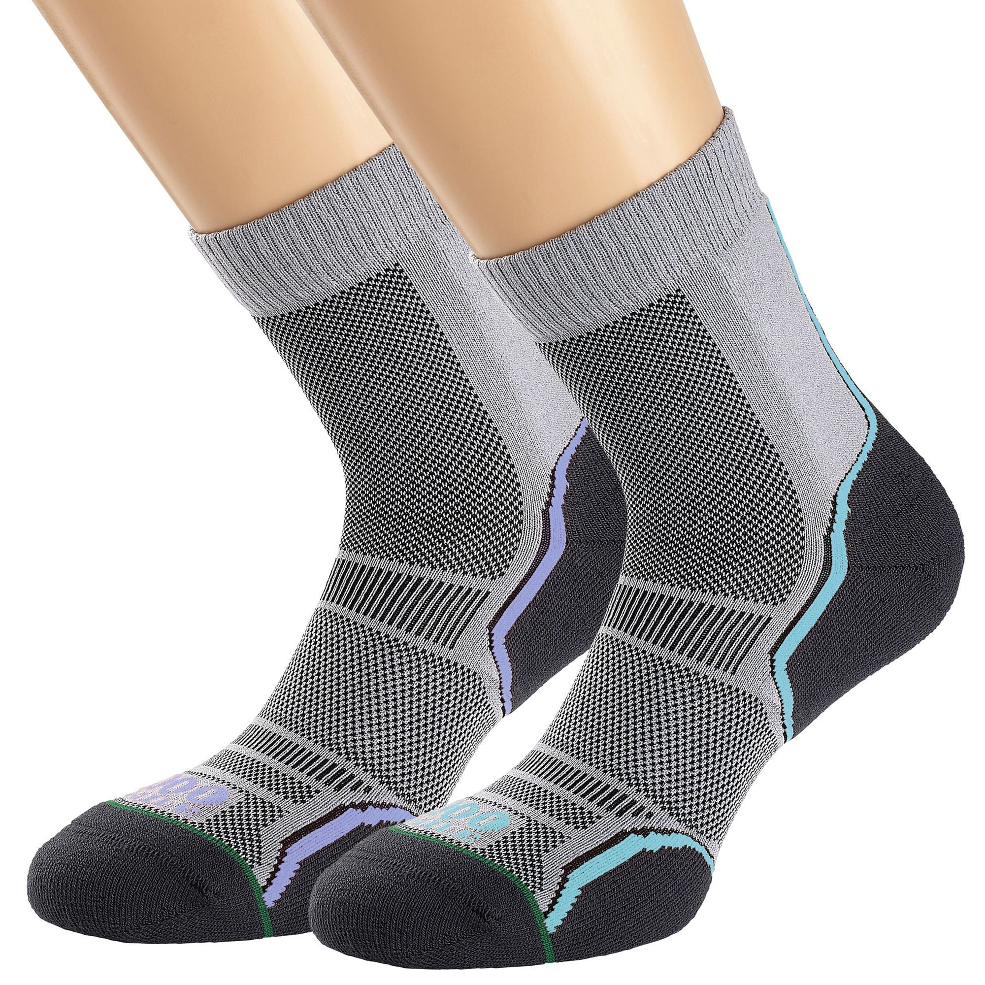 2 Pack Ladies Trail Single Layer Socks