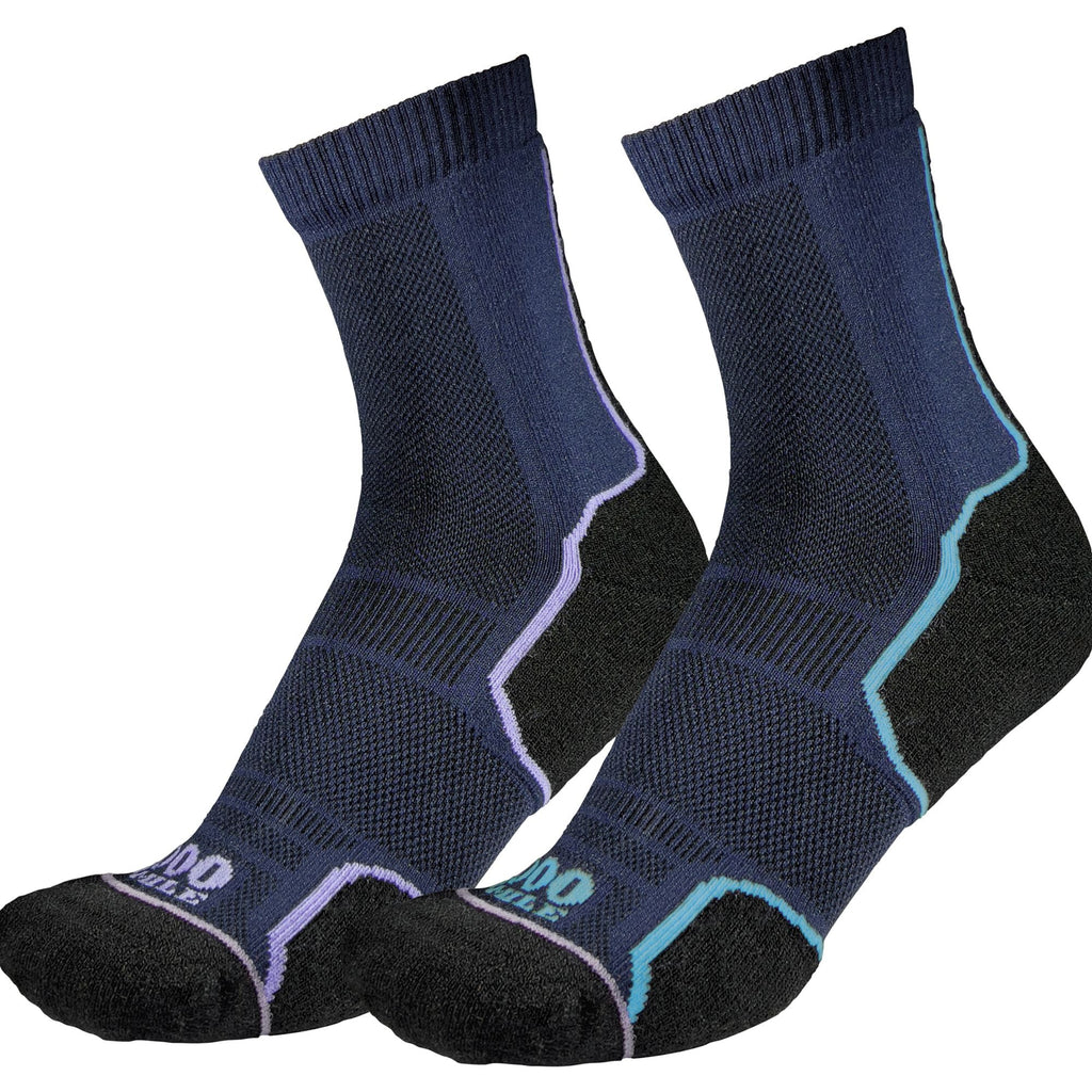 2 Pack Ladies Trail Repreve Single Layer Socks