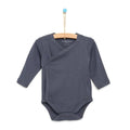 Motherlove Newborn Organic Sleeve Bodysuit - Charcoal