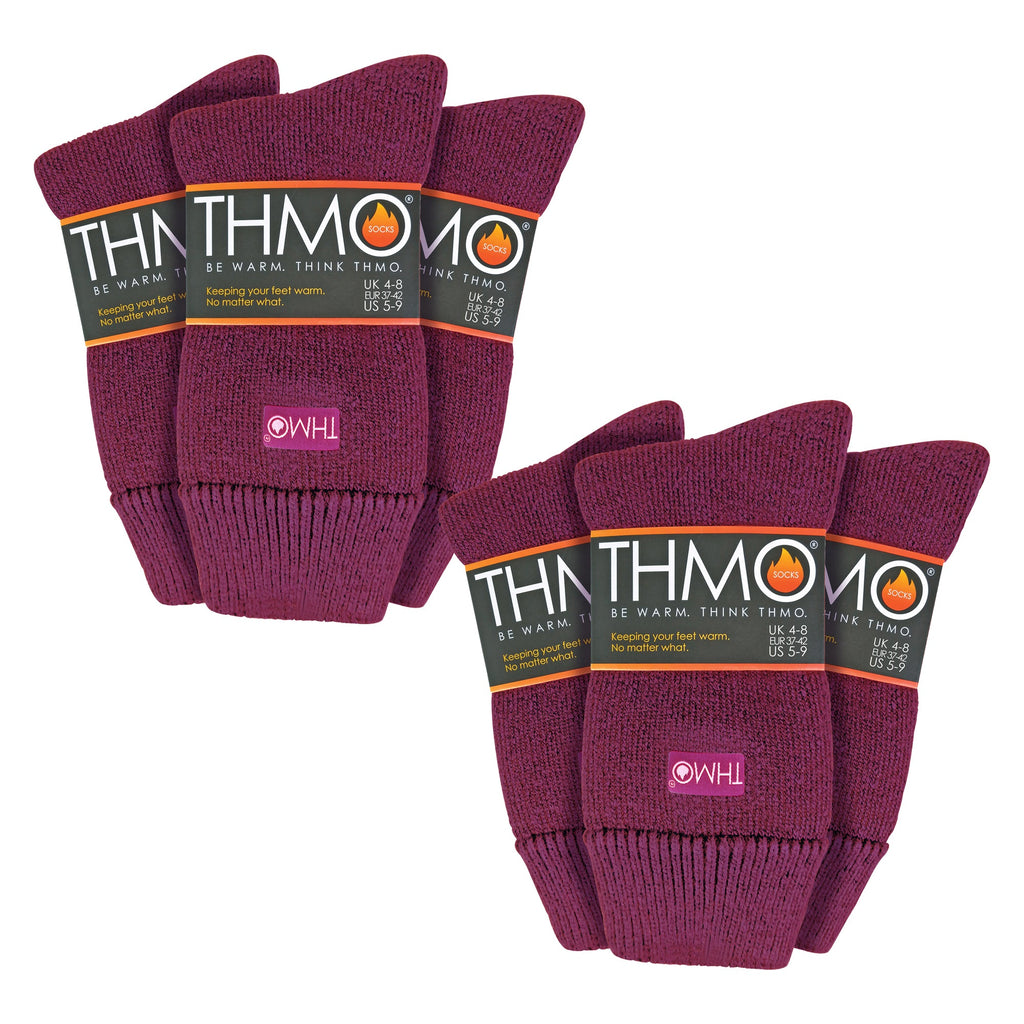 Ladies Thick Winter Thermal Socks with Seamless Toe (Multipack Options)