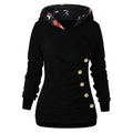 Casual fashion solid color pullover hoodie
