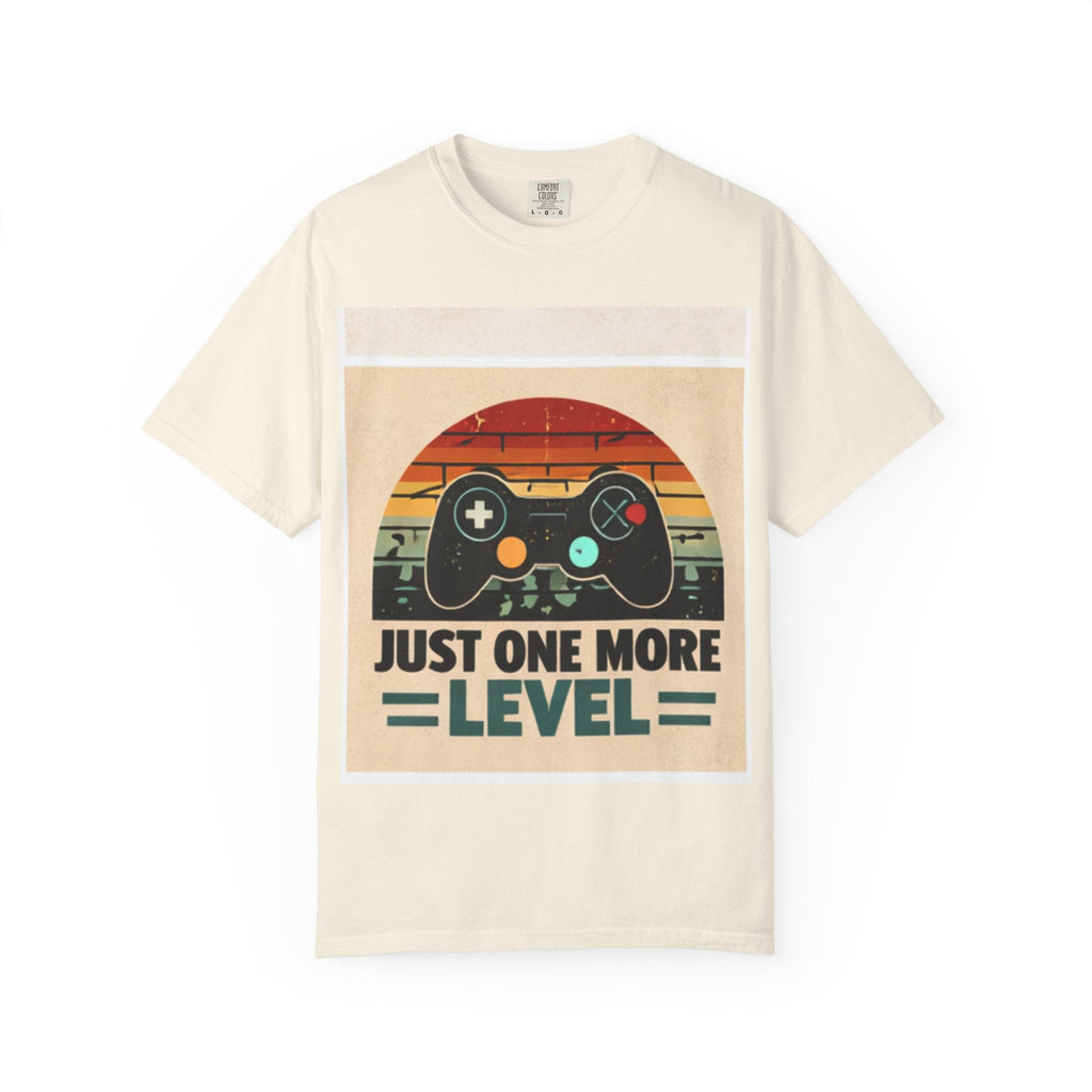 Retro Video Game Controller Just One More Level T-Shirt | Gamer Tee