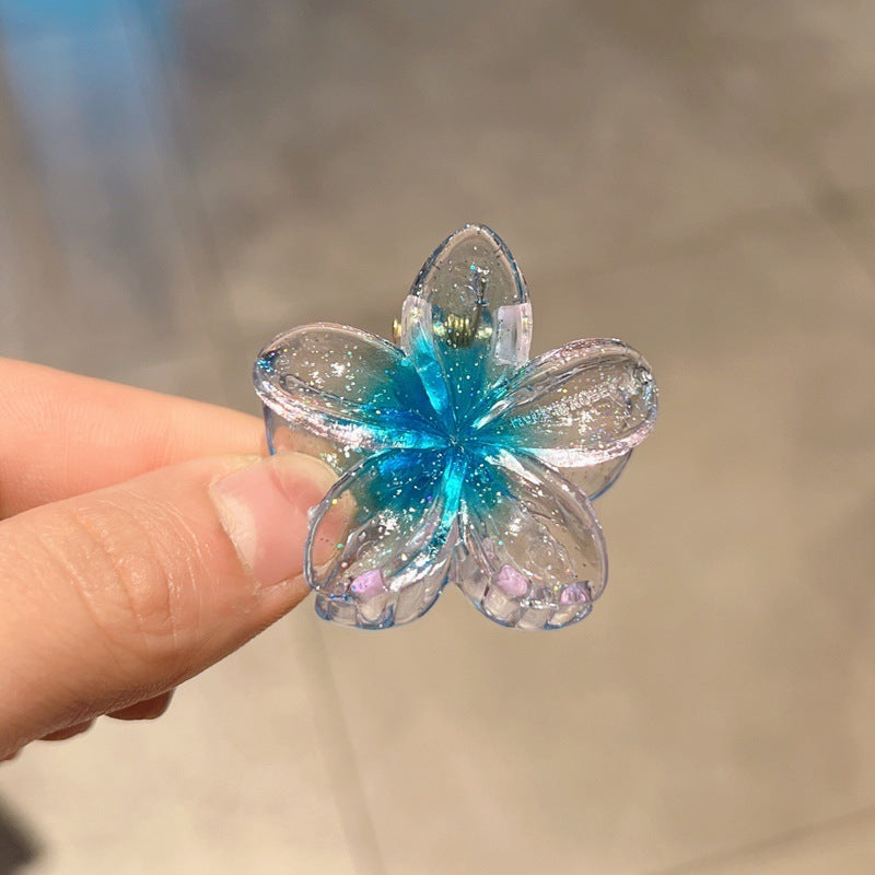 High Sense Plumeria Rubra Seaside Holiday Barrettes
