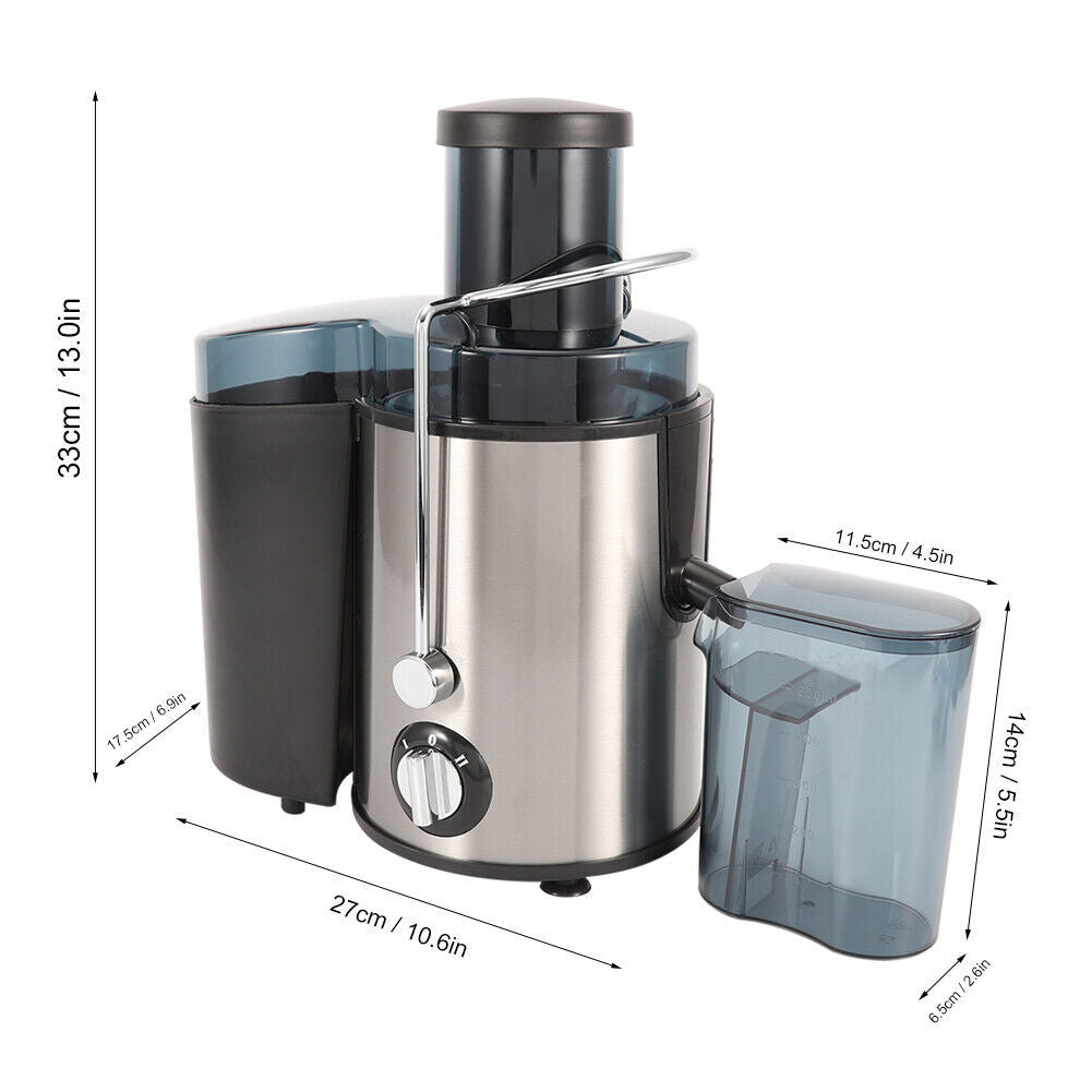 800W Juicer Machine Whole Fruit Vegetable Juice Extractor Free Ice Cube Box