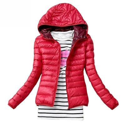 Casual Hooded Womens Jacket