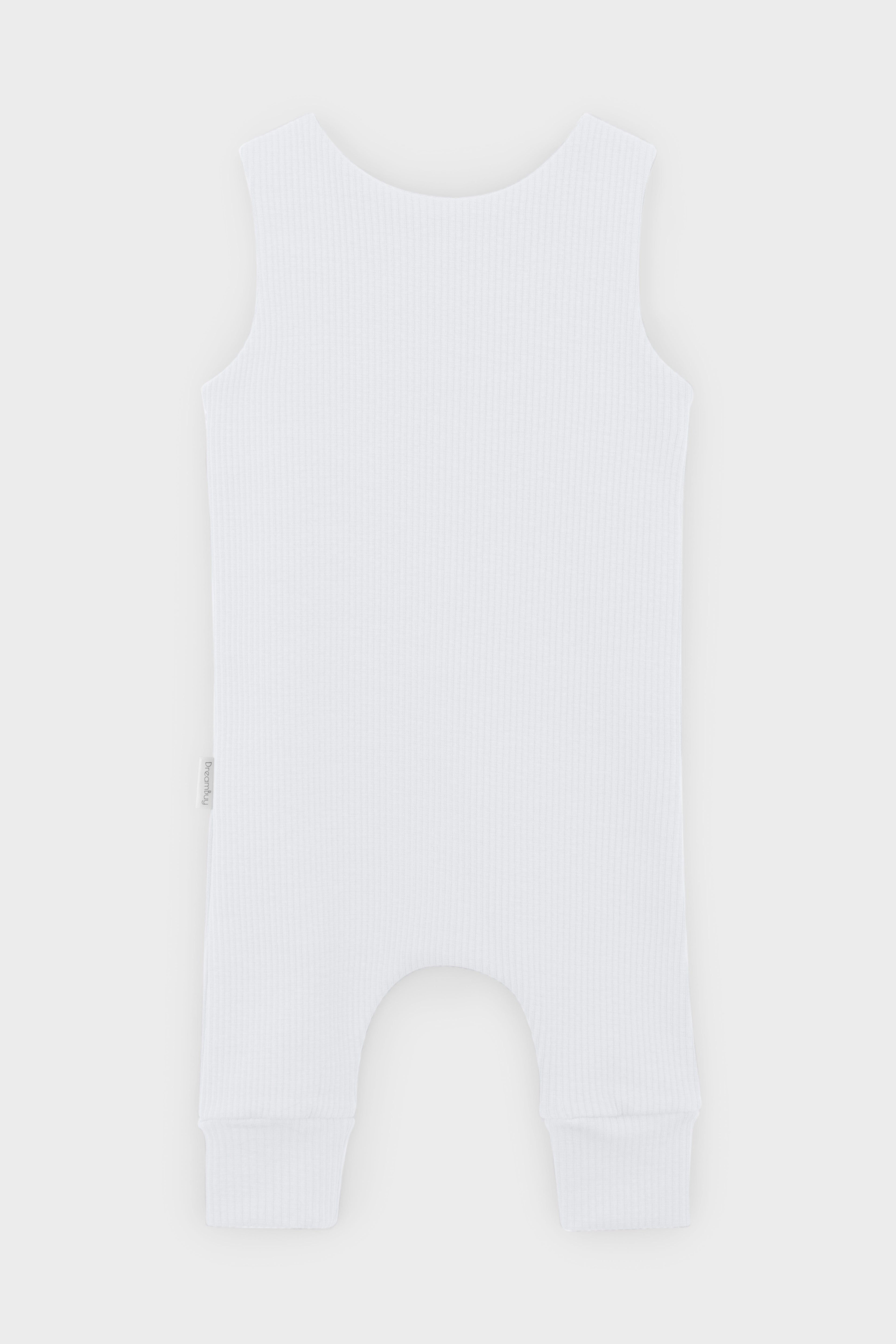 White Dungarees
