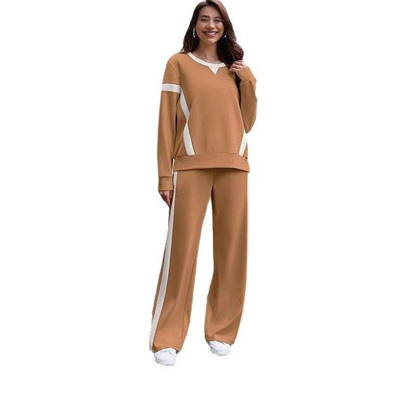 Casual Thin Korean Style Loose Student Fashion Sportswear Comfortable Two-piece Suit