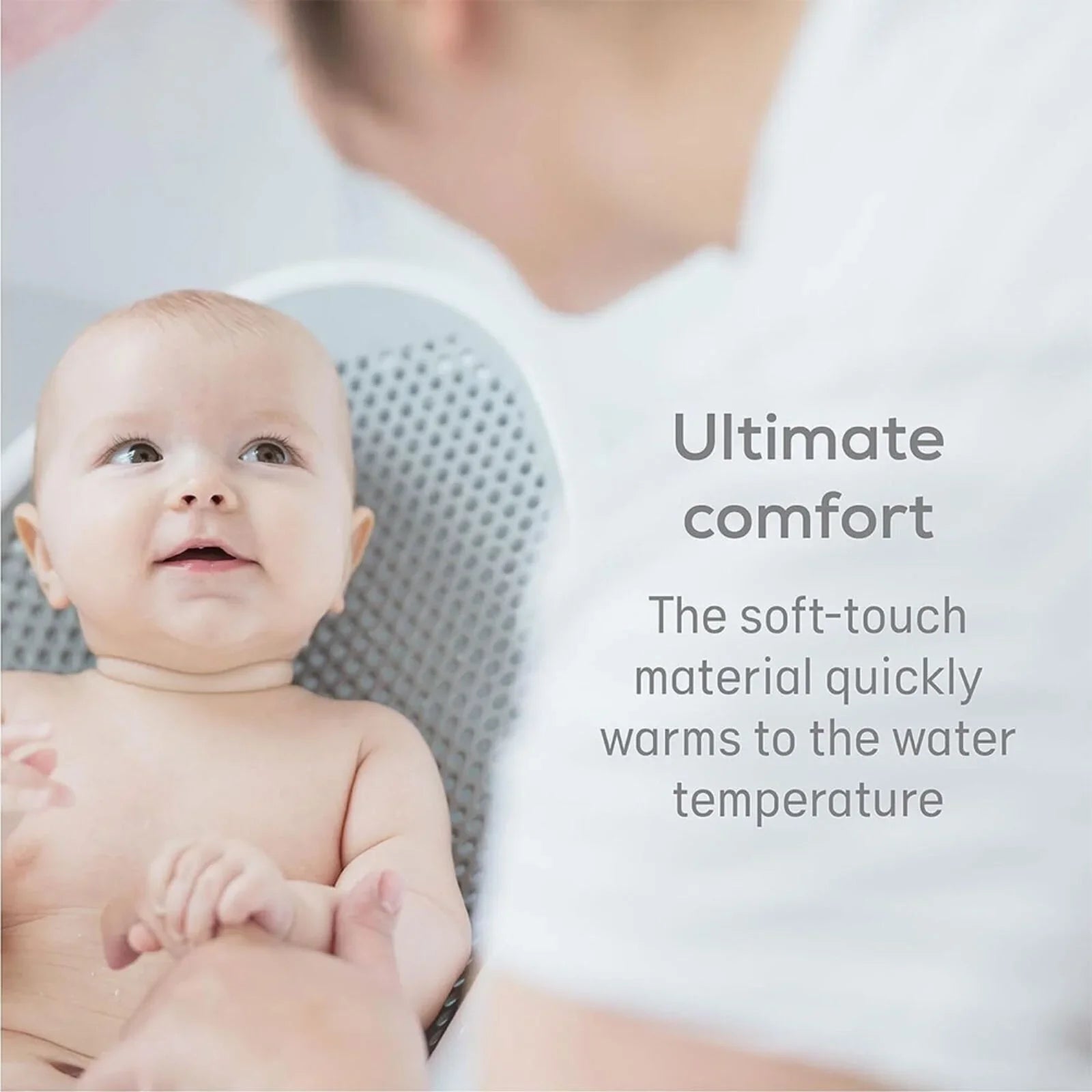 Angelcare Soft Touch Baby Bath Support - Grey