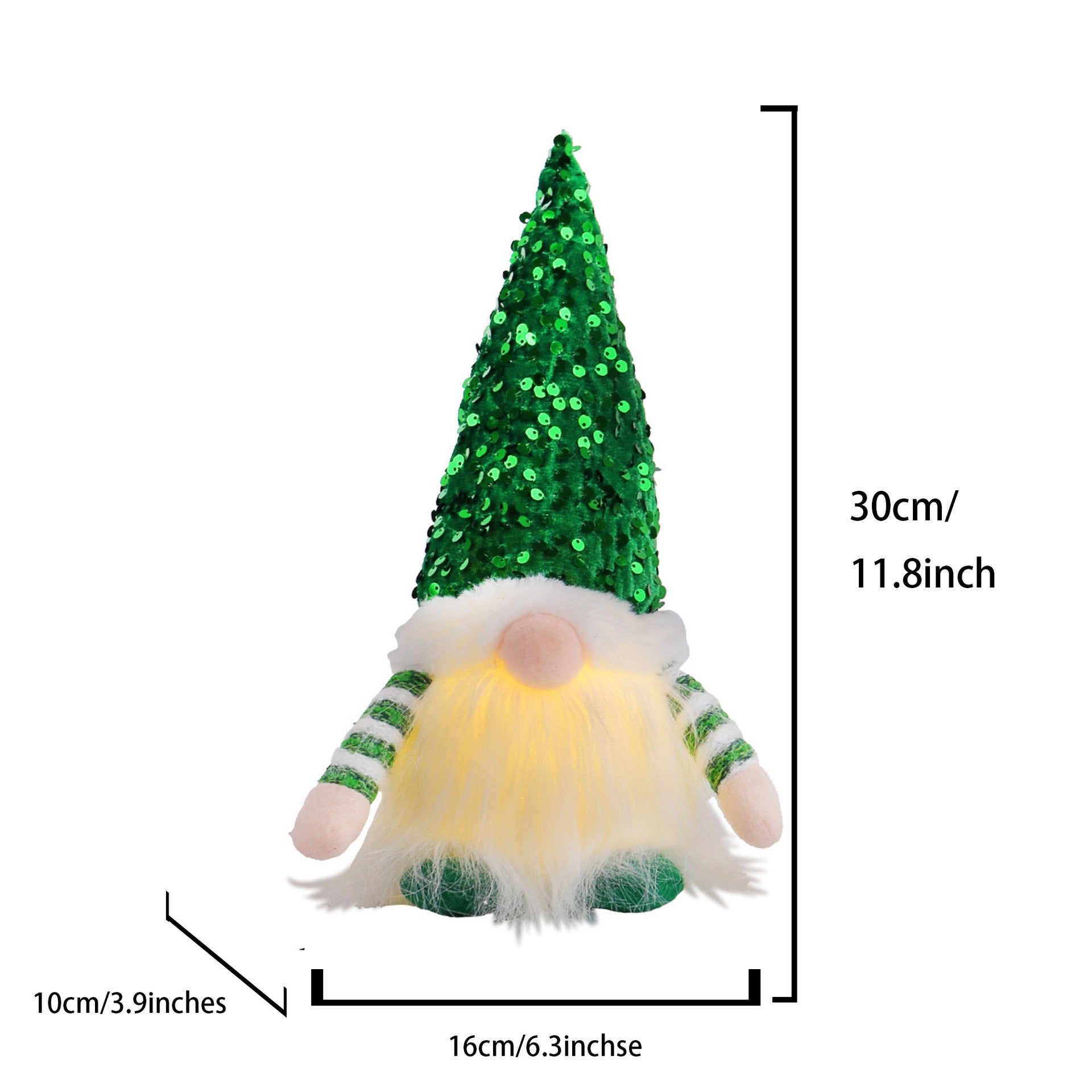 Christmas Decorations With Lights Princess Doll Christmas Gift Decoration