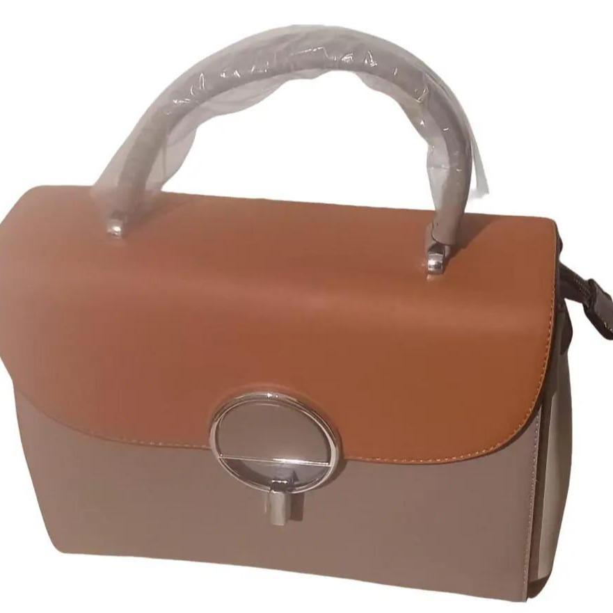 Tricolour handbag with flap 19G – 2890