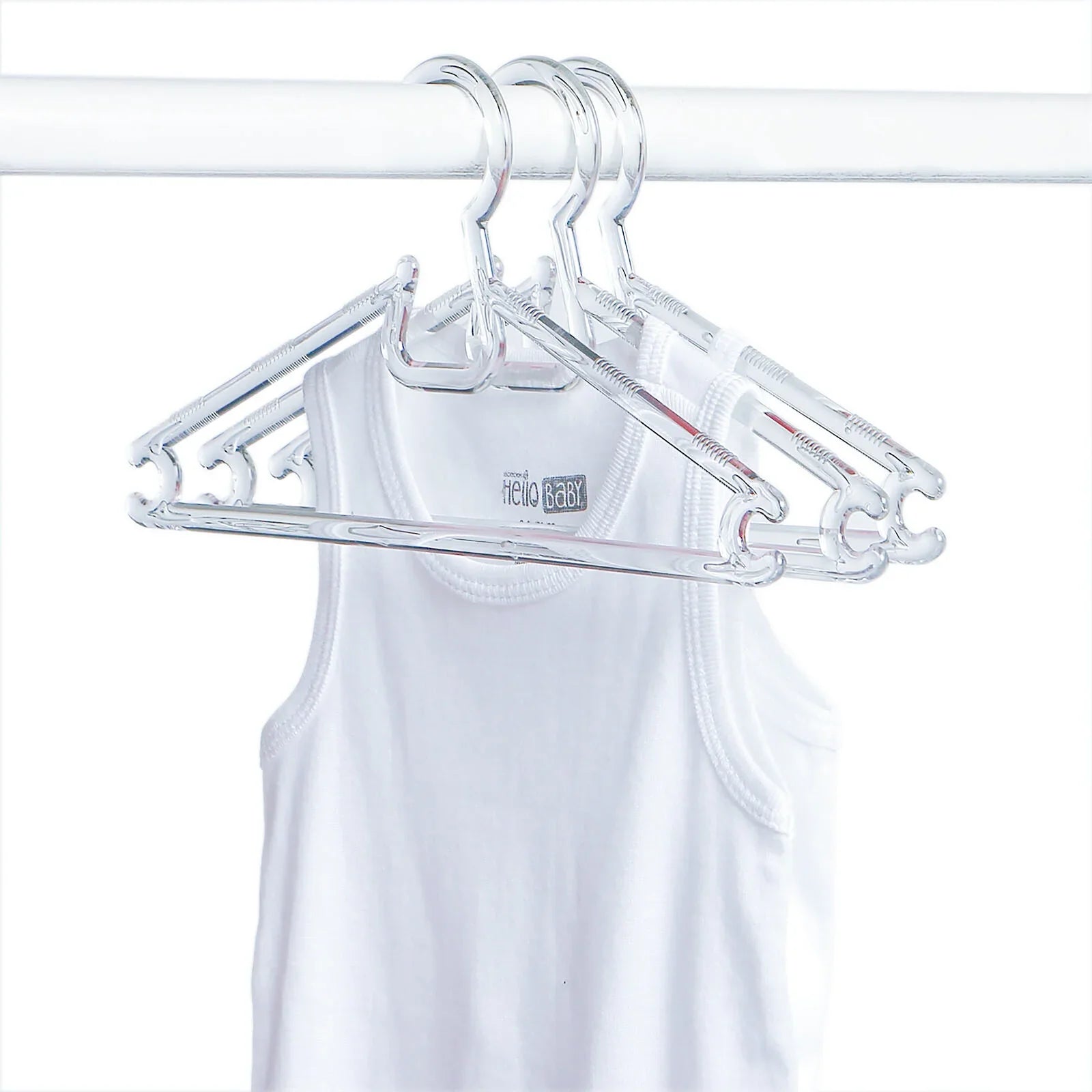 HelloBaby Hangers - White
