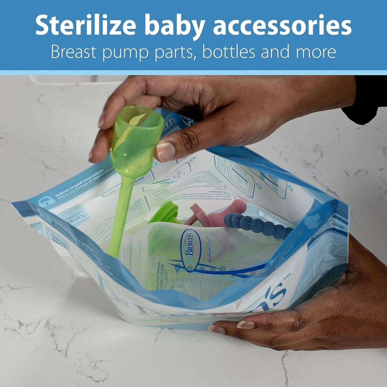 Dr. Brown's Microwave Steam Steriliser Bags 5 pcs
