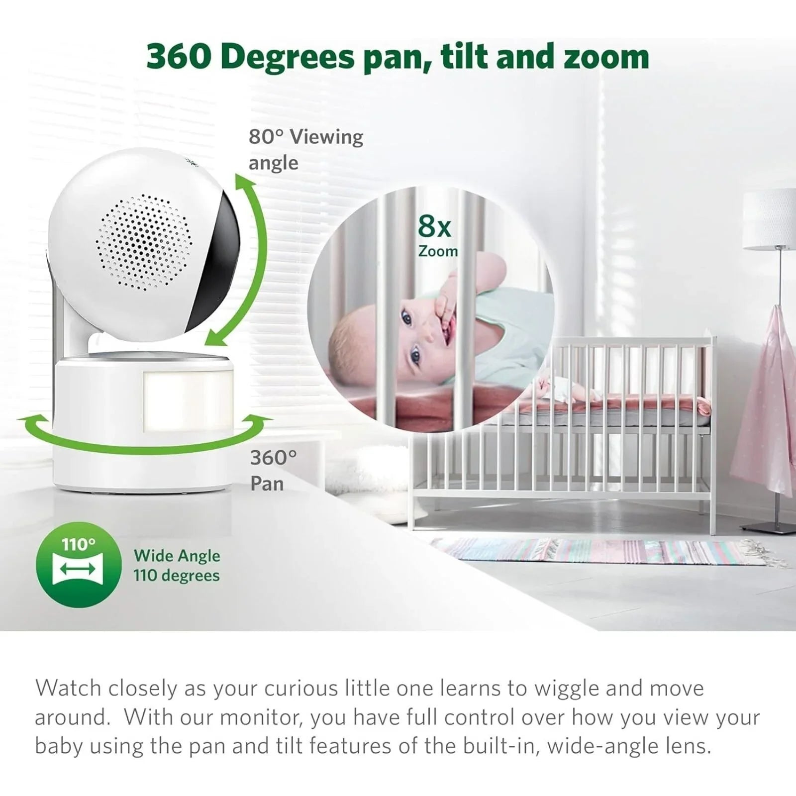 LeapFrog 5" High Definition Pan & Tilt Monitor
