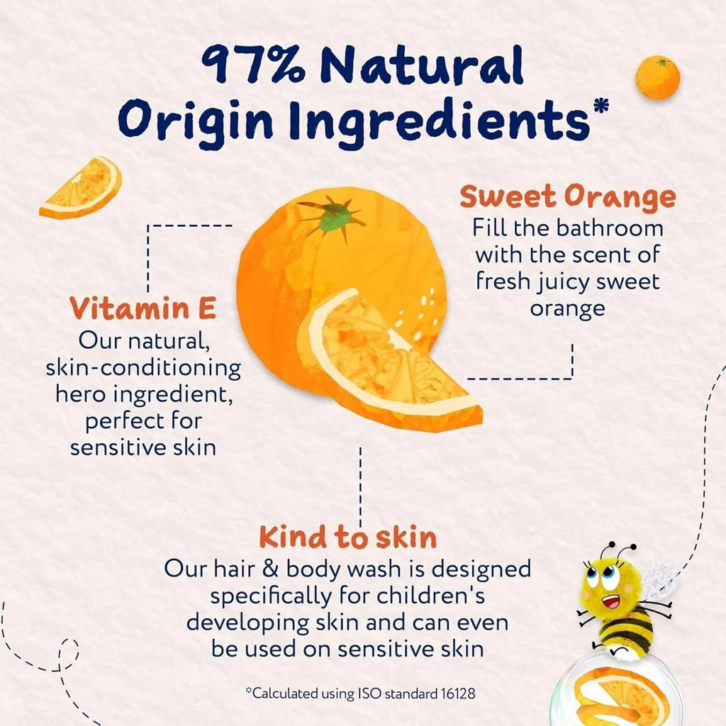 Childs Farm Hair & Body Wash 250ml - Sweet Orange