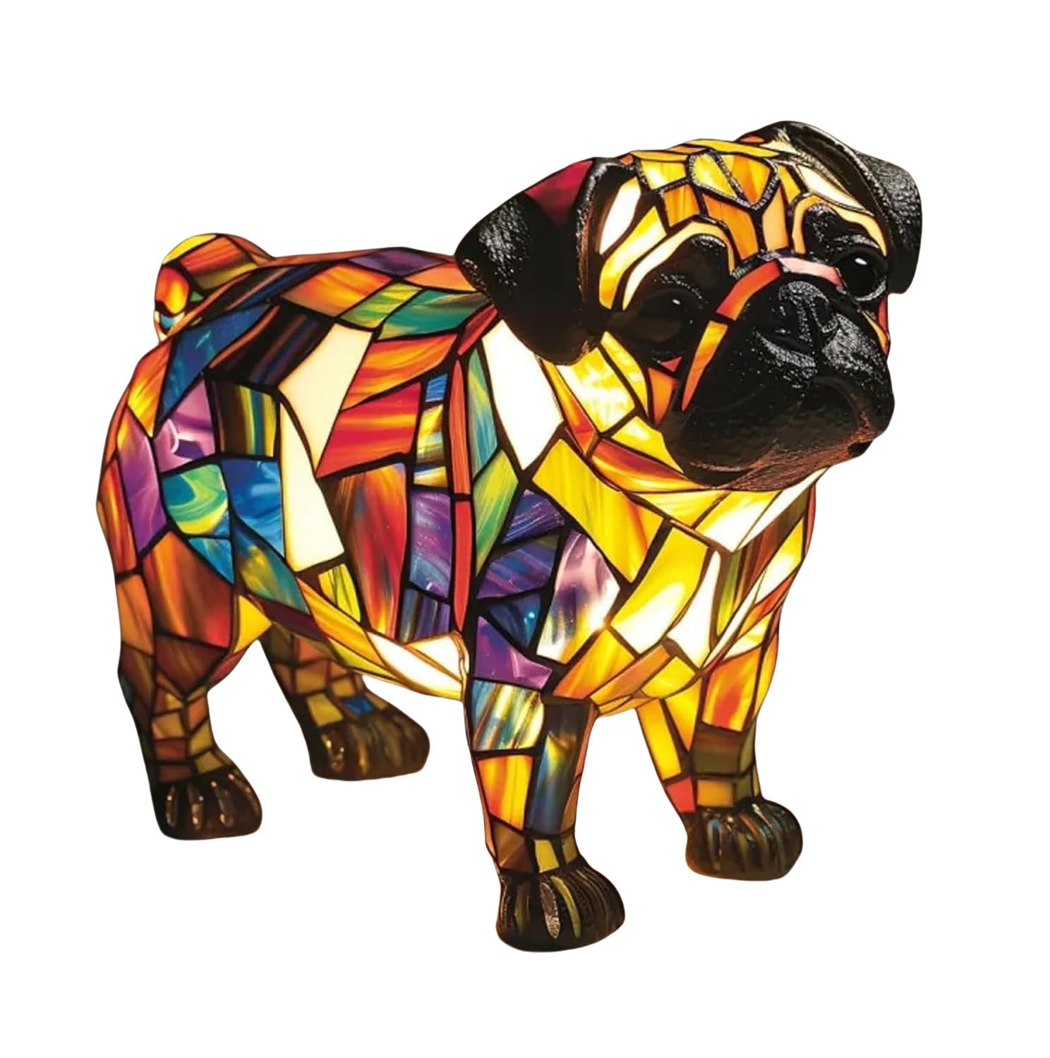 LED Small Night Lamp Art Animal Statue Creative Home Desktop Decoration