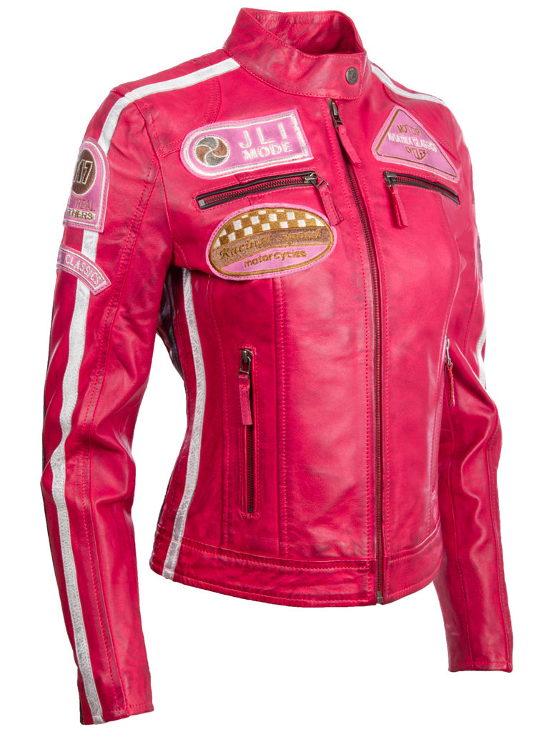 QOOC Women's Racing Biker - Pink