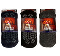 3 Pairs Men's Thermal Lounge Non-Slip Slipper Socks Thick Fleece Winter Warm Home Footwear UK 6-11 by Sock Stack