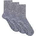 3 Pairs Mens Non-Skid Winter Slipper Socks Ultra-Soft Thick Fleece Lined Cozy Warm Gripper Socks for Cold Weather Sizes 6-11 Grey by Sock Stack