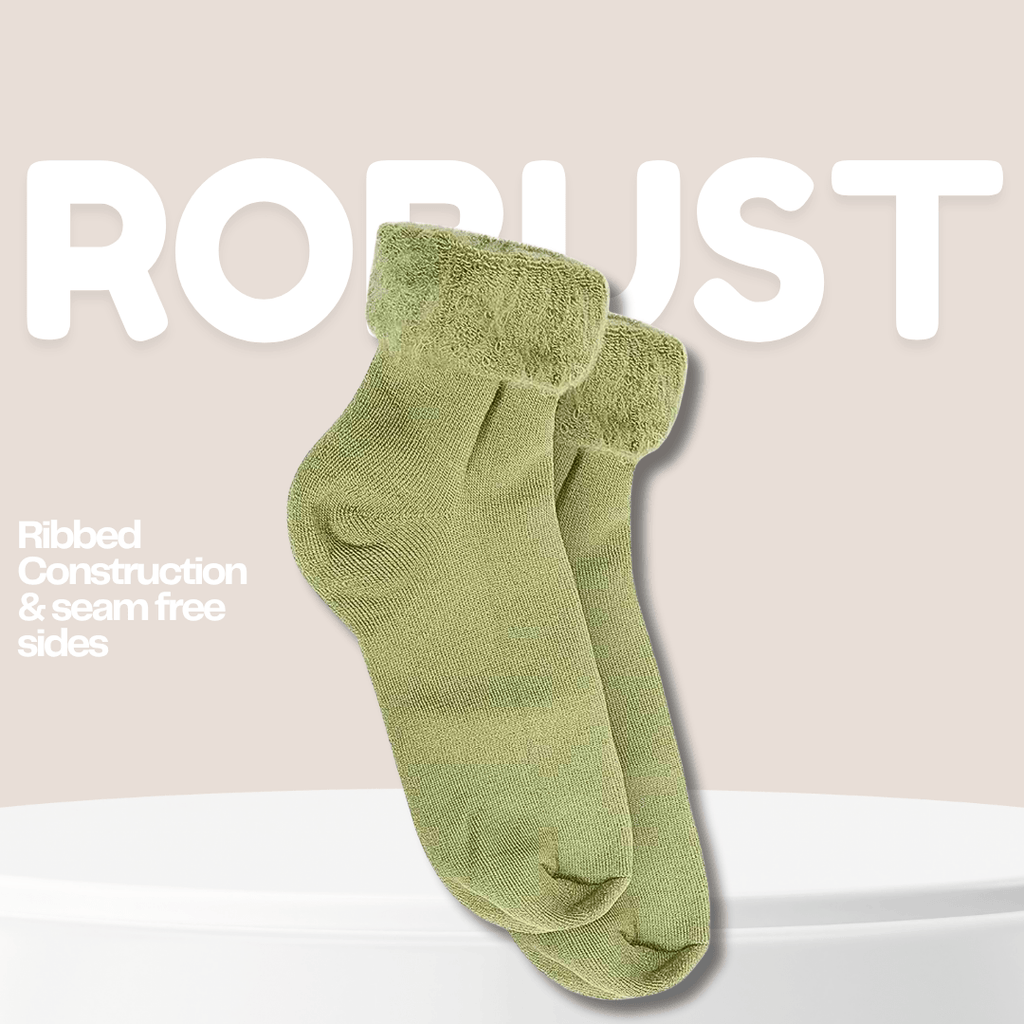 3 Pairs Womens Thermal Bed Socks Super Soft Winter Slipper Socks Cozy Nighttime Warm Footwear for Cold Feet with Snug Fit UK Sizes 4-7 by Sock Stack