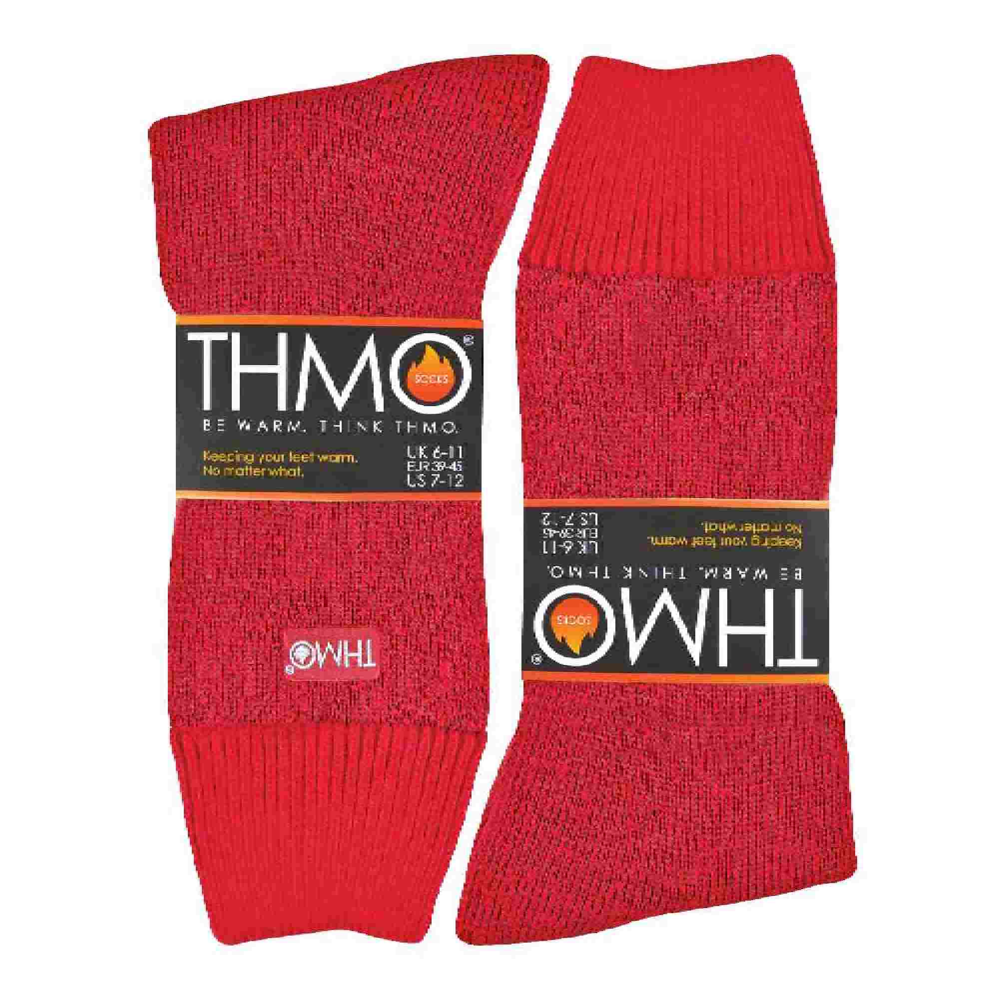 Mens Thick Winter Thermal Socks with Seamless Toe (Multipack Options)