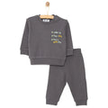 HelloBaby Basic Boy Text Printed Jogging - Anthracite