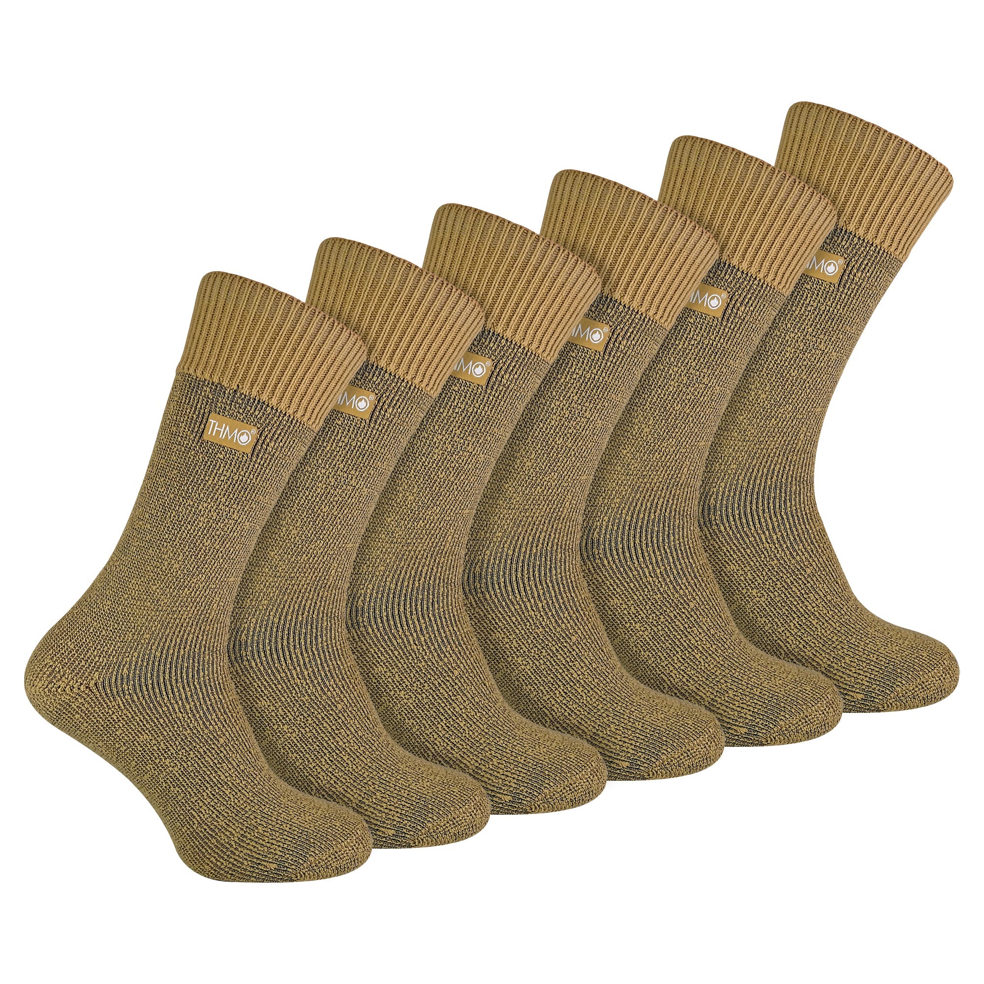 Mens Thick Winter Thermal Socks with Seamless Toe (Multipack Options)