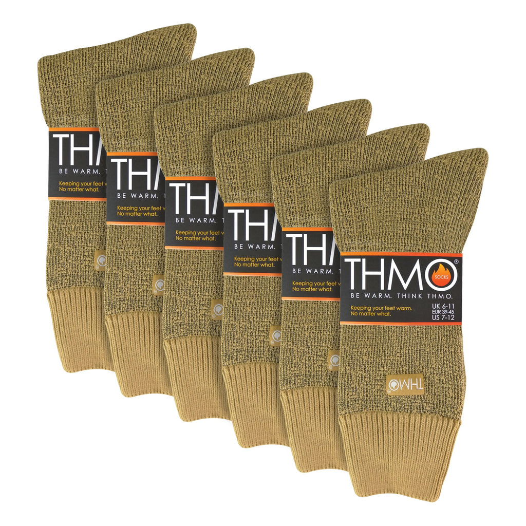 Mens Thick Winter Thermal Socks with Seamless Toe (Multipack Options)