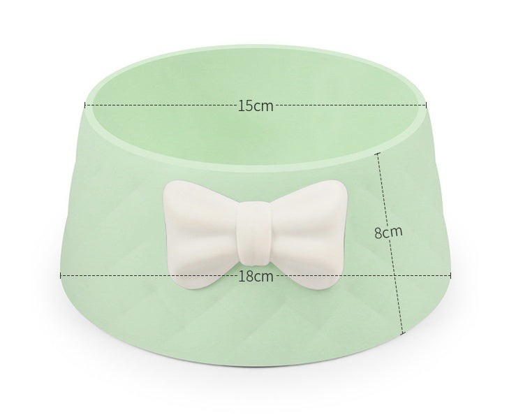 Bow Rhombus Cat Bowl