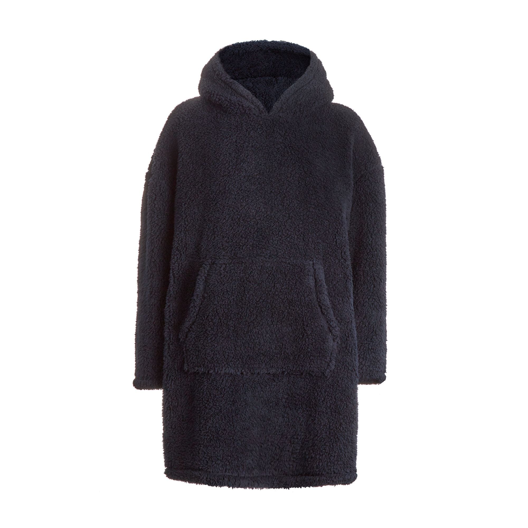 Mens Borg Fleece Hoodie: Oversized Sherpa Wearable Hooded Blanket