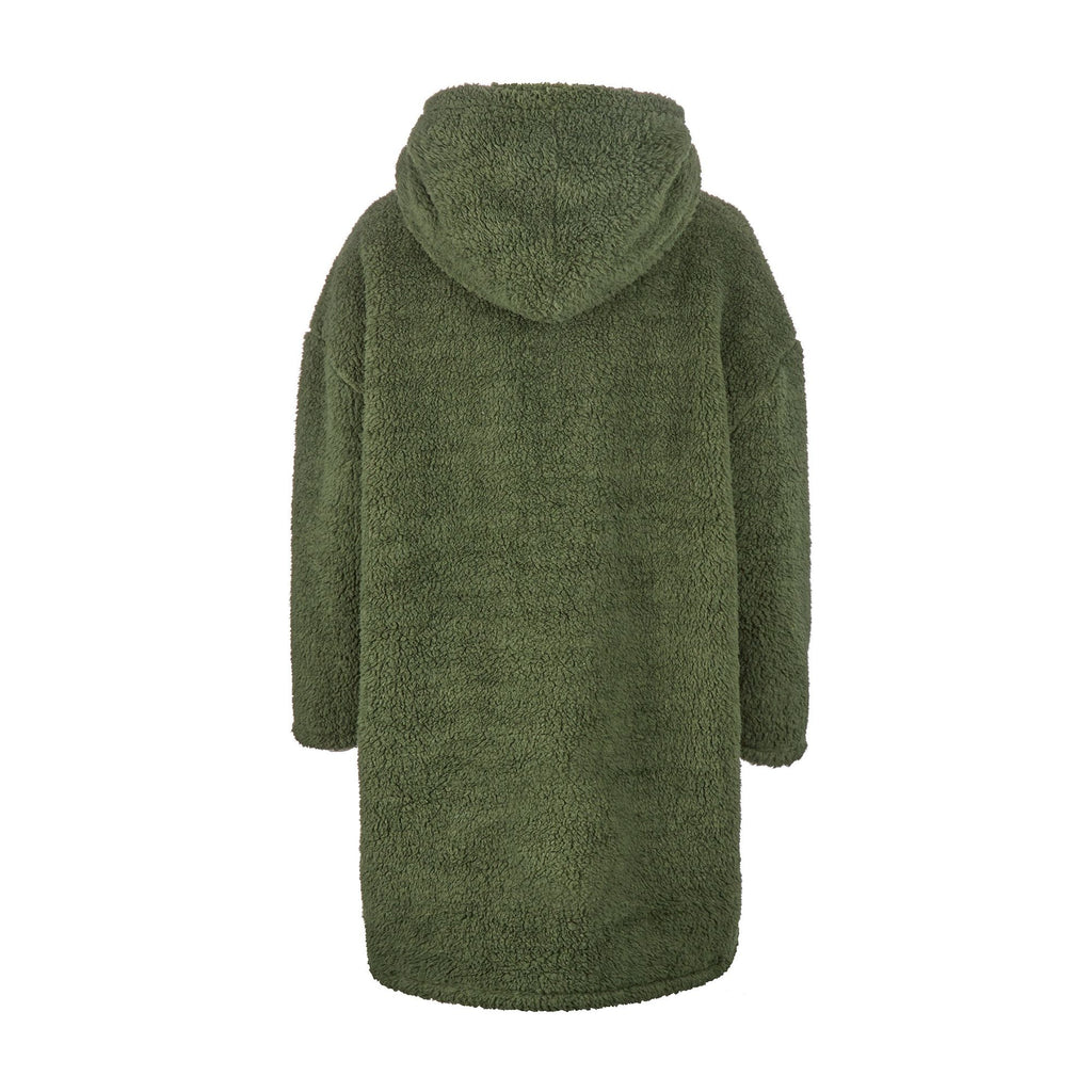 Mens Borg Fleece Hoodie: Oversized Sherpa Wearable Hooded Blanket