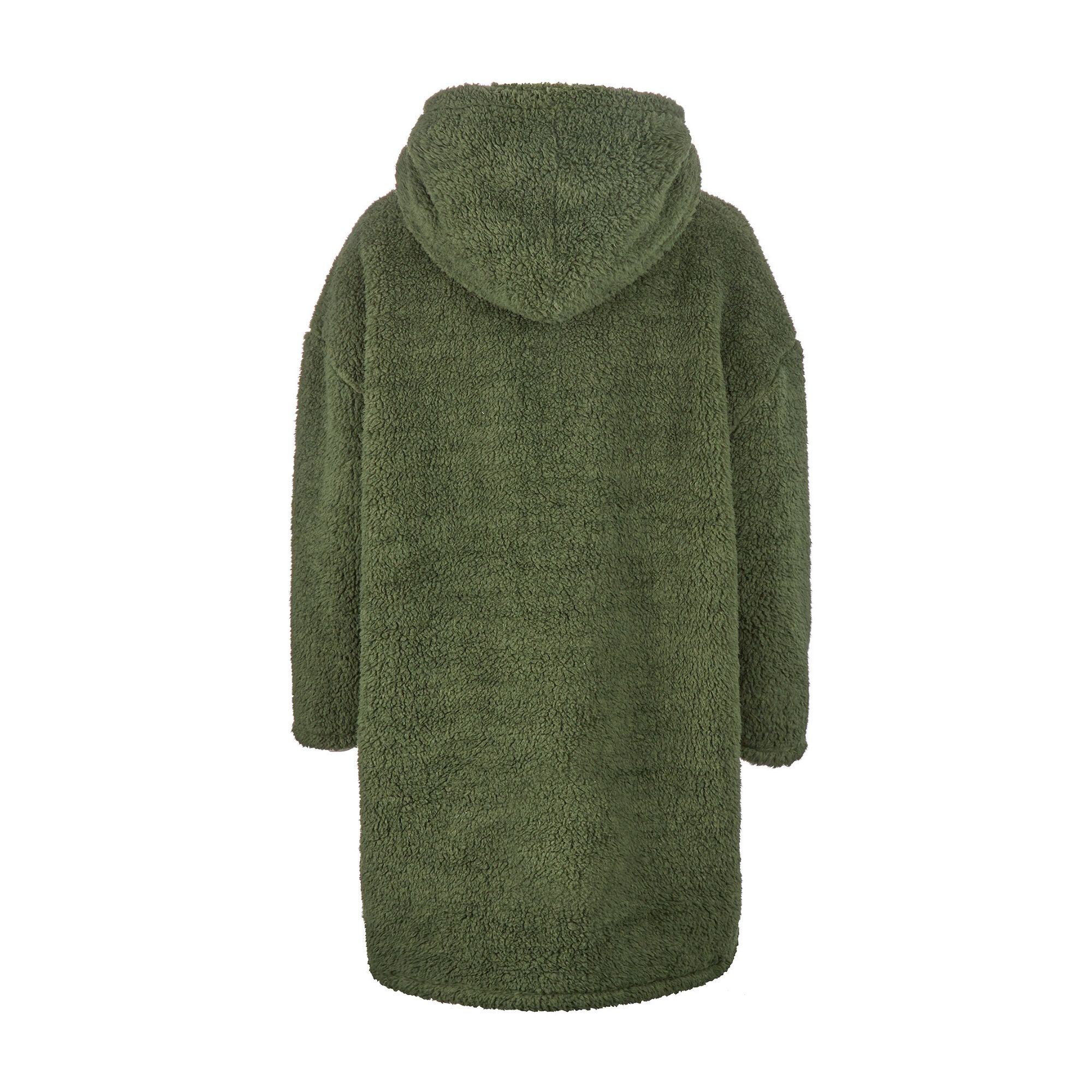 Mens Borg Fleece Hoodie: Oversized Sherpa Wearable Hooded Blanket
