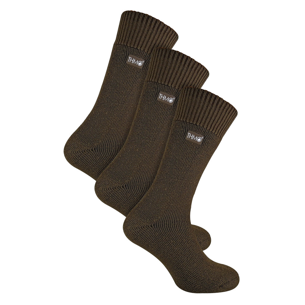 Mens Thick Winter Thermal Socks with Seamless Toe (Multipack Options)