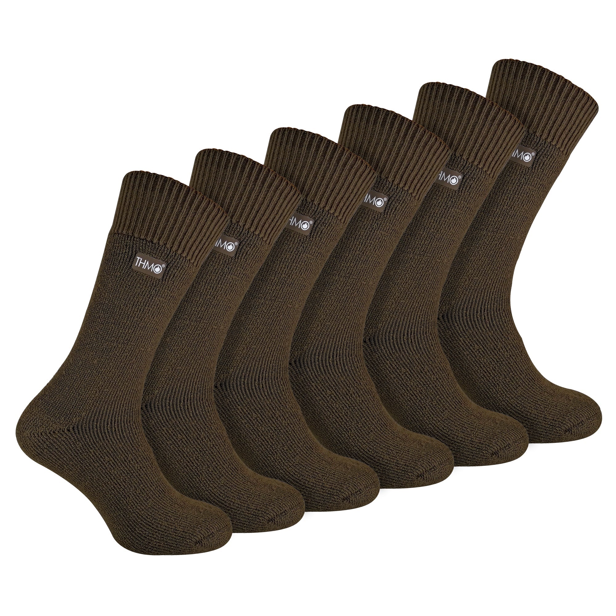 Mens Thick Winter Thermal Socks with Seamless Toe (Multipack Options)