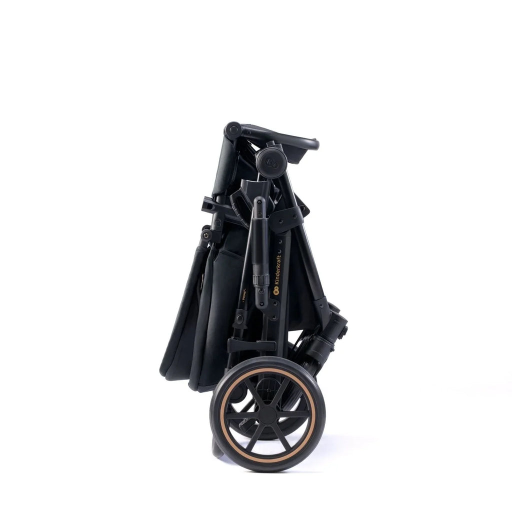 Kinderkraft 3-in-1 Mink Pro Prime 2 Travel System with Car Seat - Venezian Black