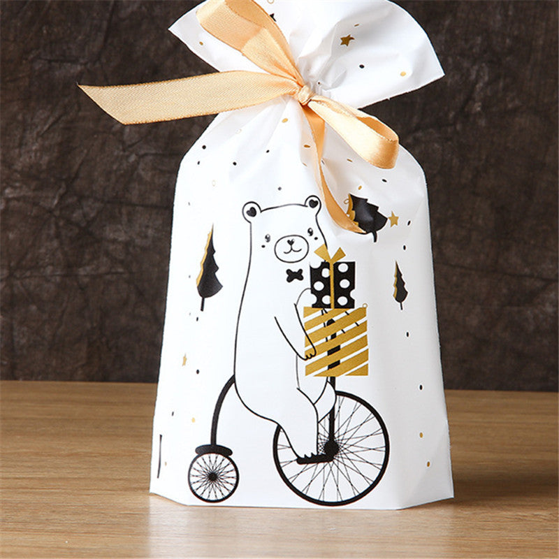 Christmas gift bag drawstring bag