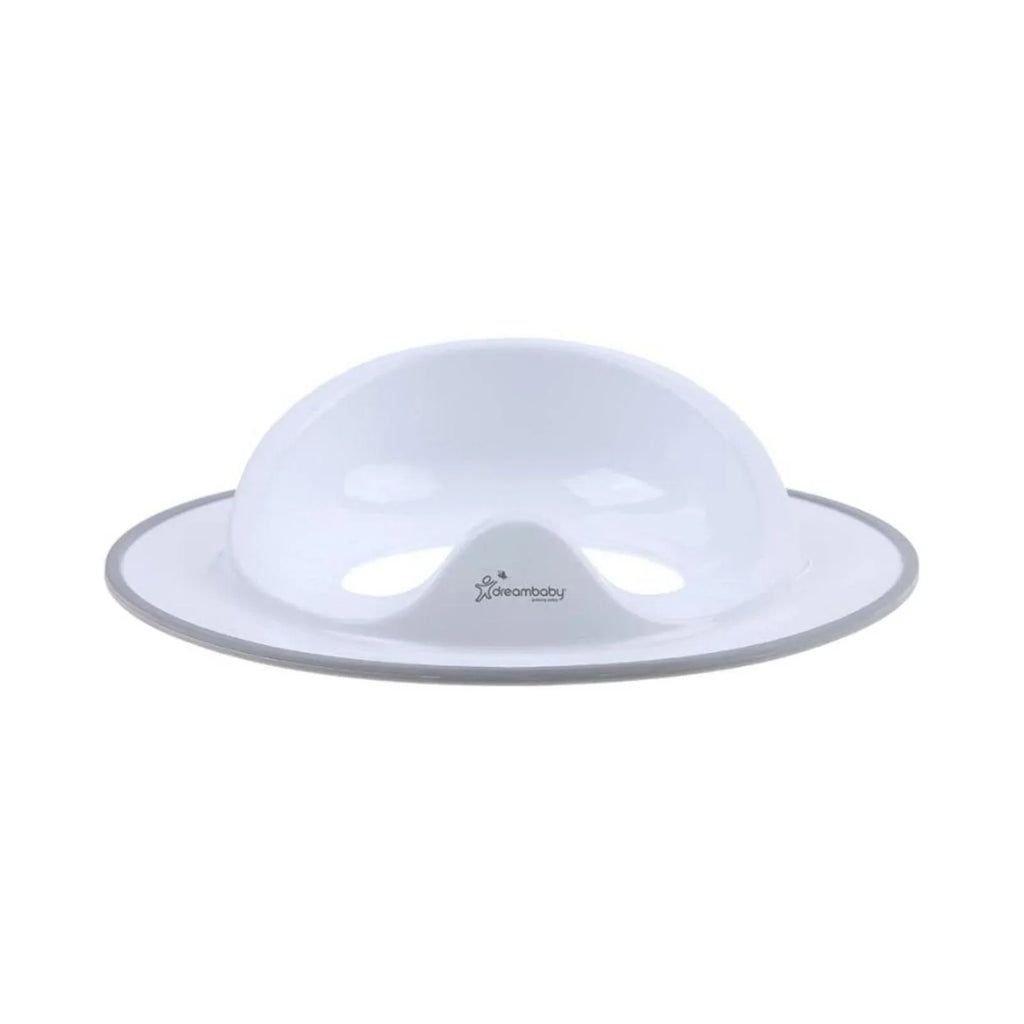 Dreambaby Toilet Topper with Grey Trim - White