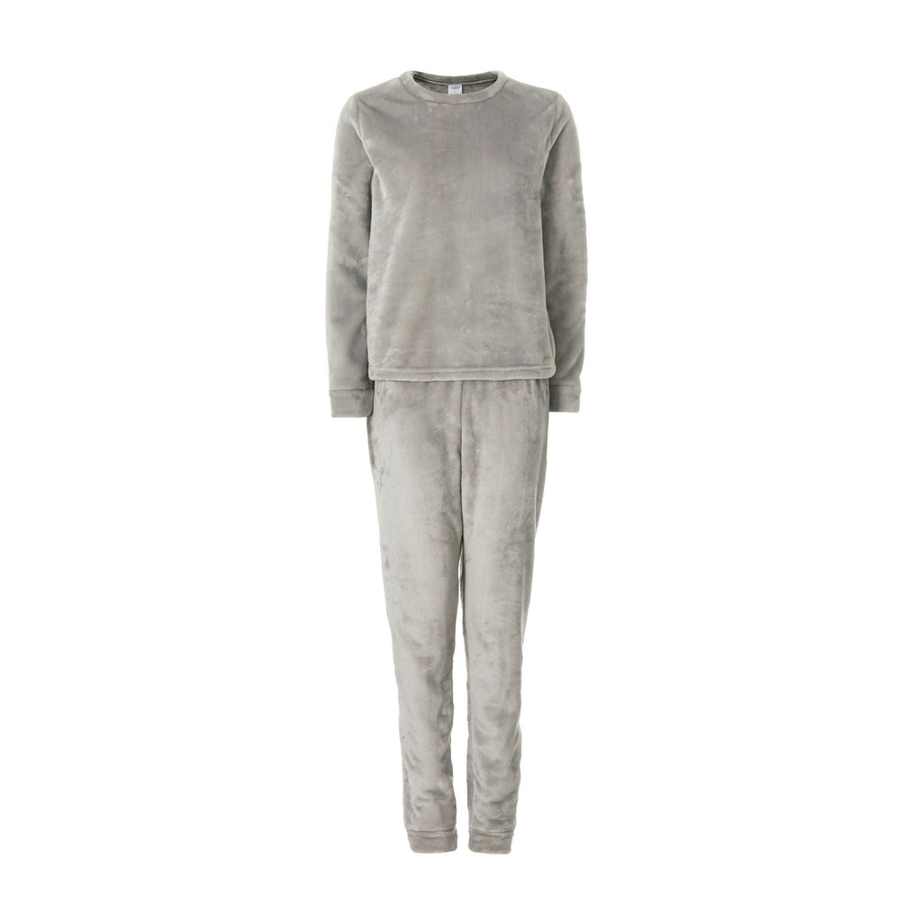 Ladies Warm Fleece Pyjama Sets with Long Sleeves | Loungewear Tops & Bottoms
