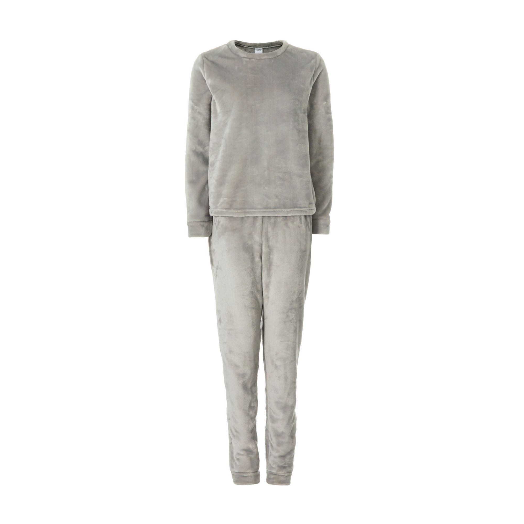 Ladies Warm Fleece Pyjama Sets with Long Sleeves | Loungewear Tops & Bottoms