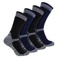 4 Pack Mens Cotton Reinforced Industrial Outdoor Work Socks
