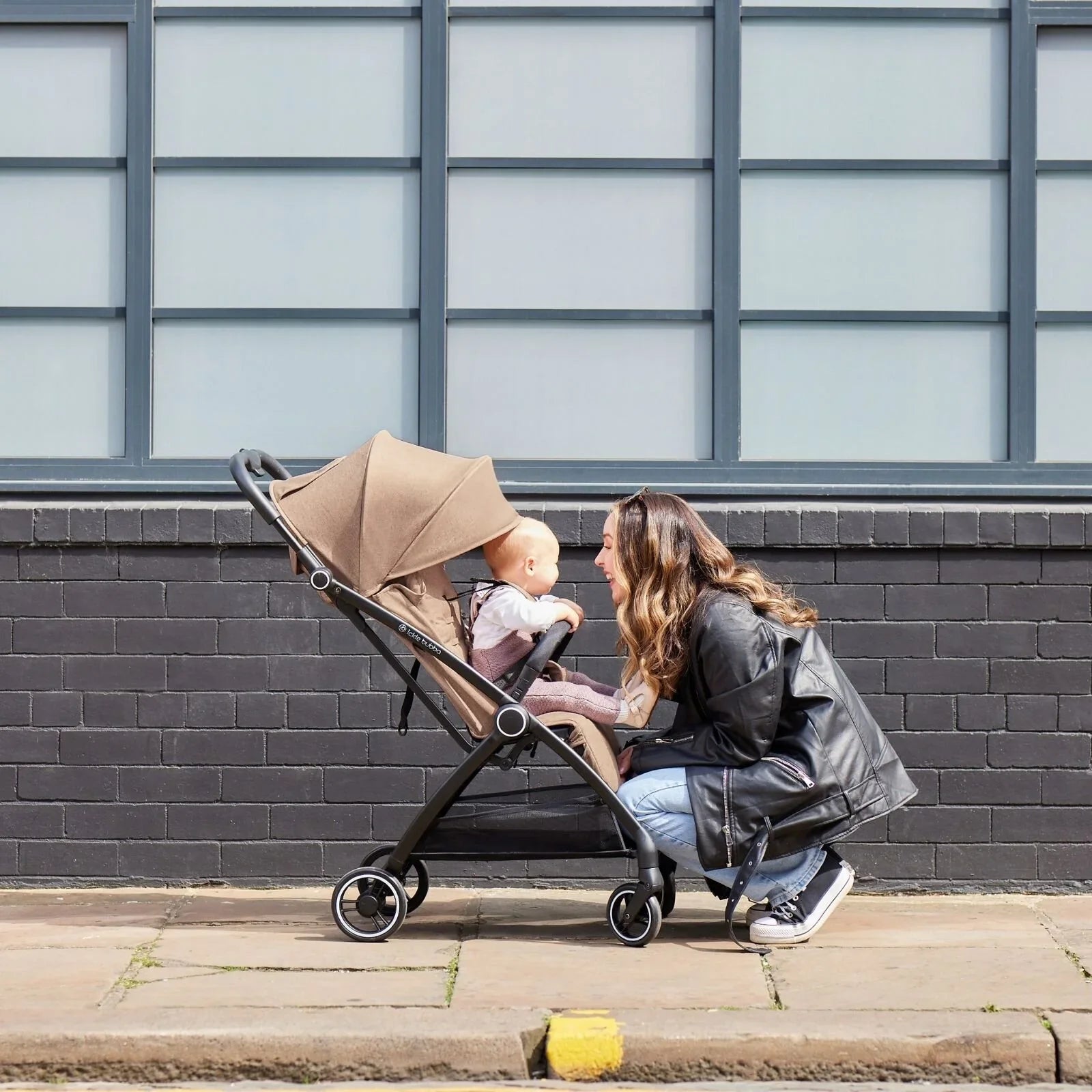 Ickle Bubba Aries Autofold Stroller - Graphite Grey