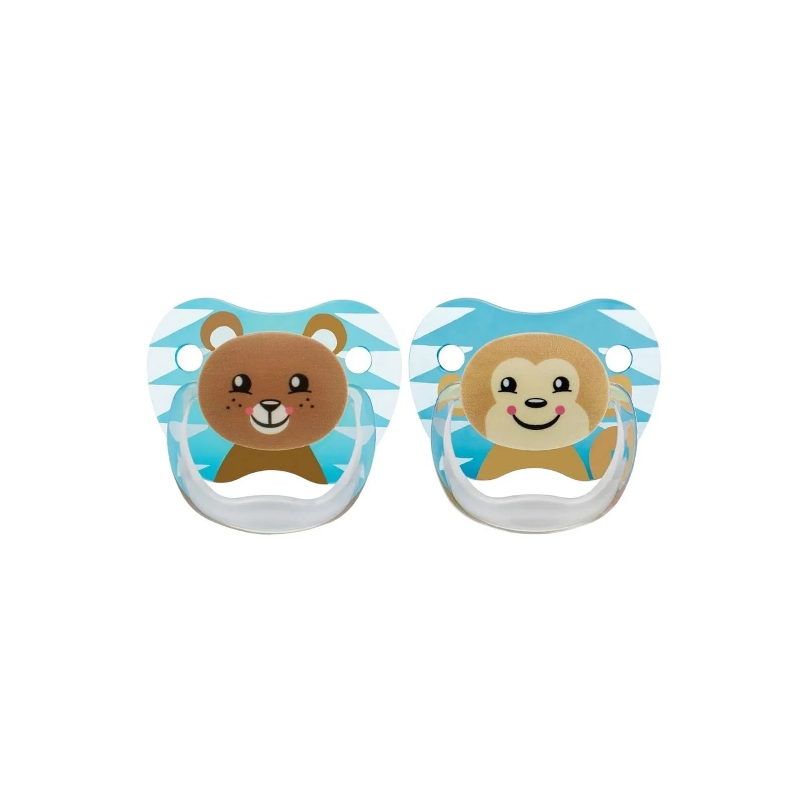 Dr. Brown's Prevent Soothers Animal Faces 6-18 months Assorted - Blue