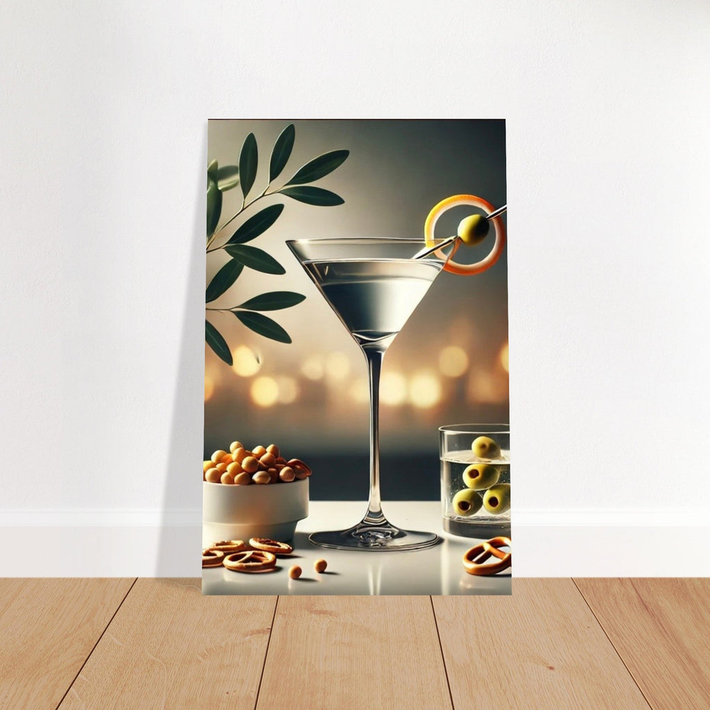 Cocktail Hour Martini Poster – Elegant Bar Decor Print