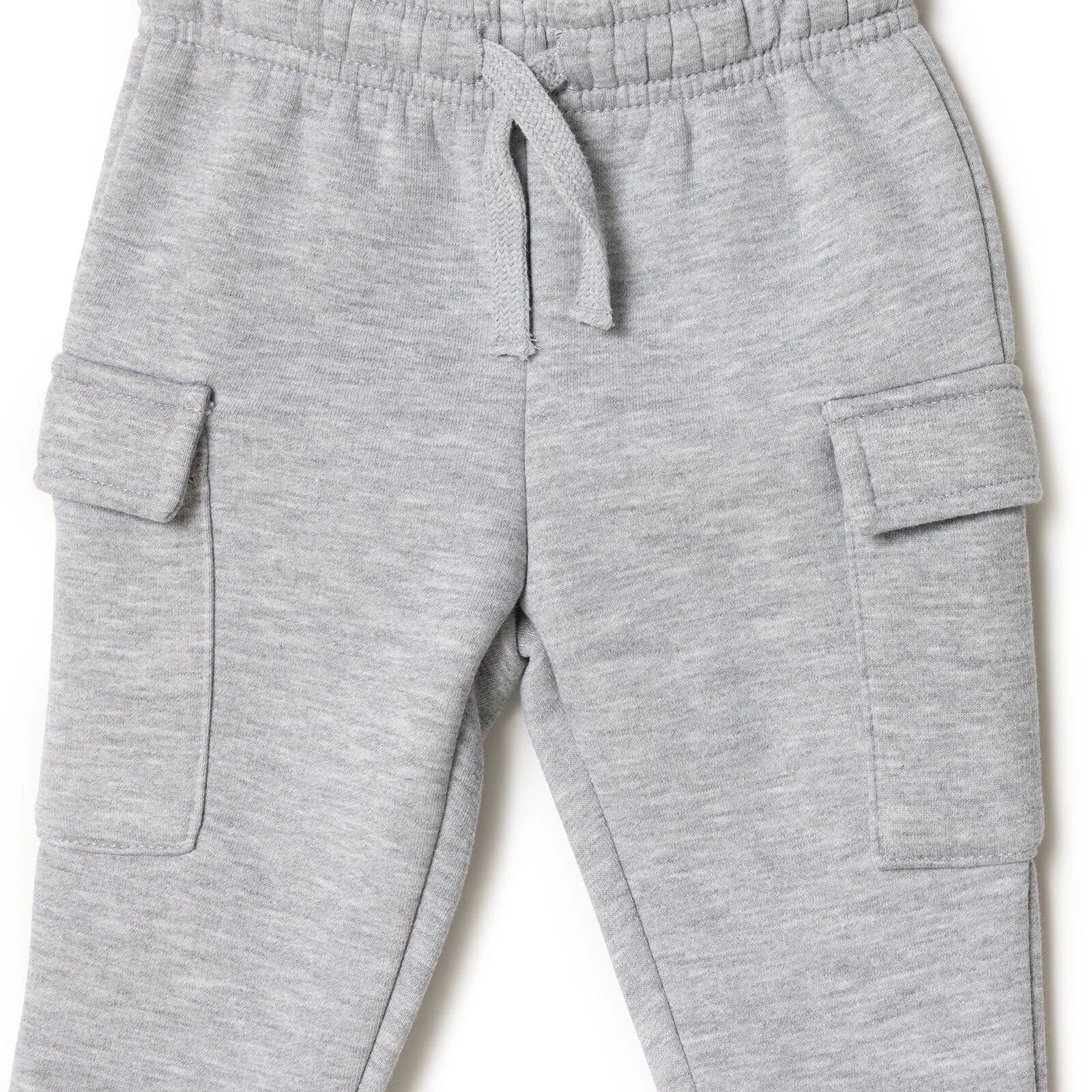 HelloBaby Basic Baby Boy Leggings - Grey Melange